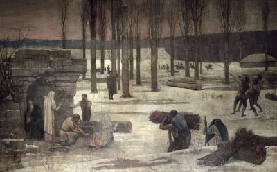 Winter, 1889-93 door Pierre Puvis de Chavannes